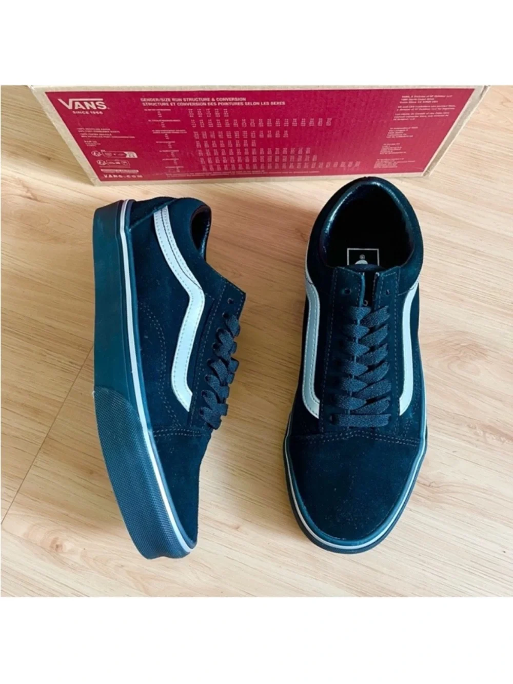 Vans Old Skool Metallic Black Women 8.0 US